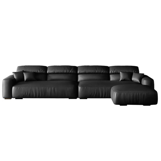 Chestnut Sofa and Ottoman
