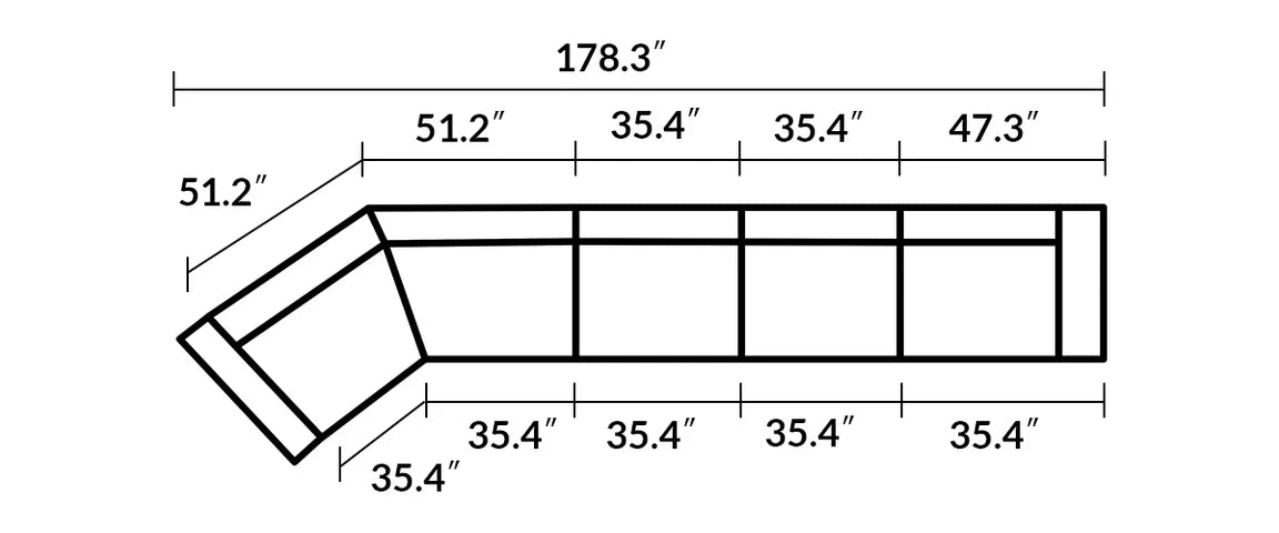 Domus Curved Sofa