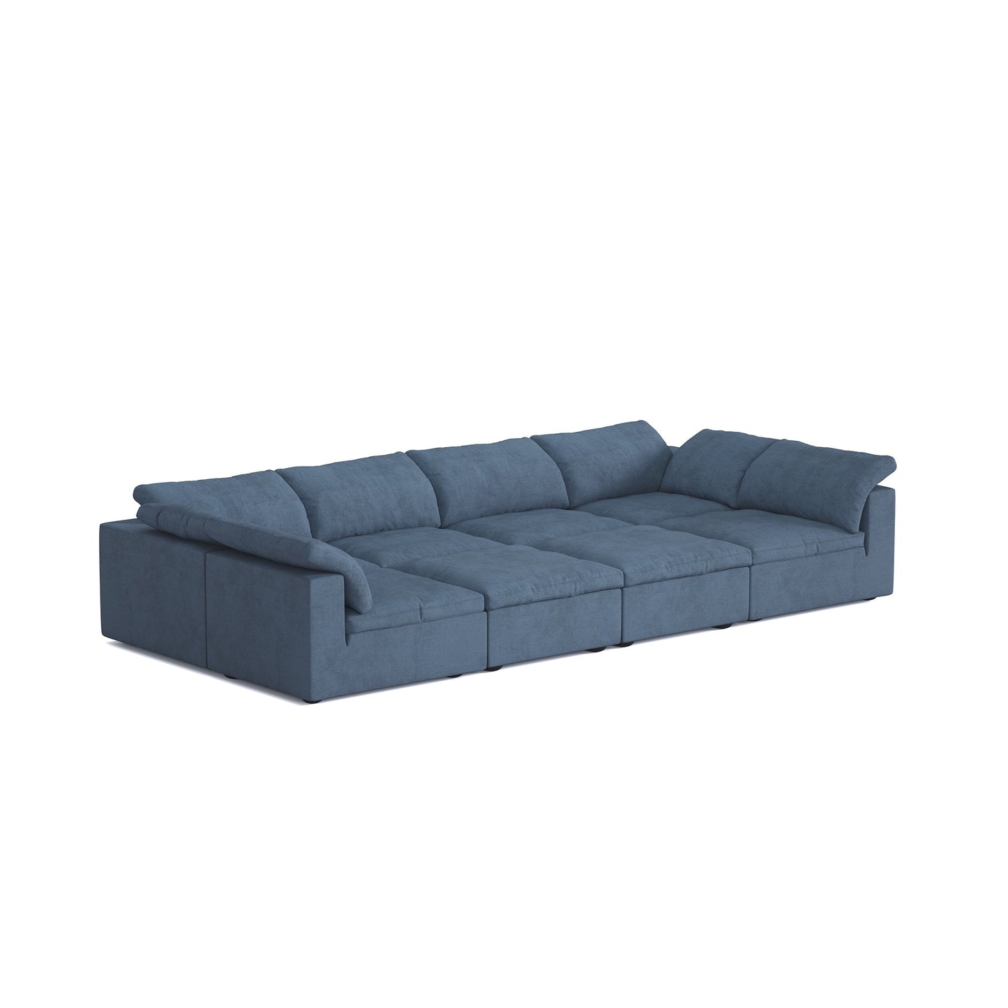 Tender Wabi Sabi Sofa Bed-Blue-165.4"