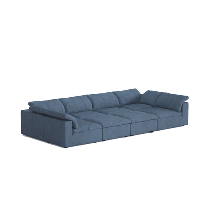 Tender Wabi Sabi Sofa Bed-Blue-165.4"