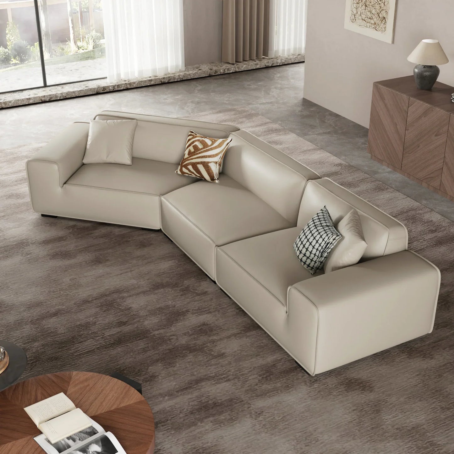 Domus Curved Sofa