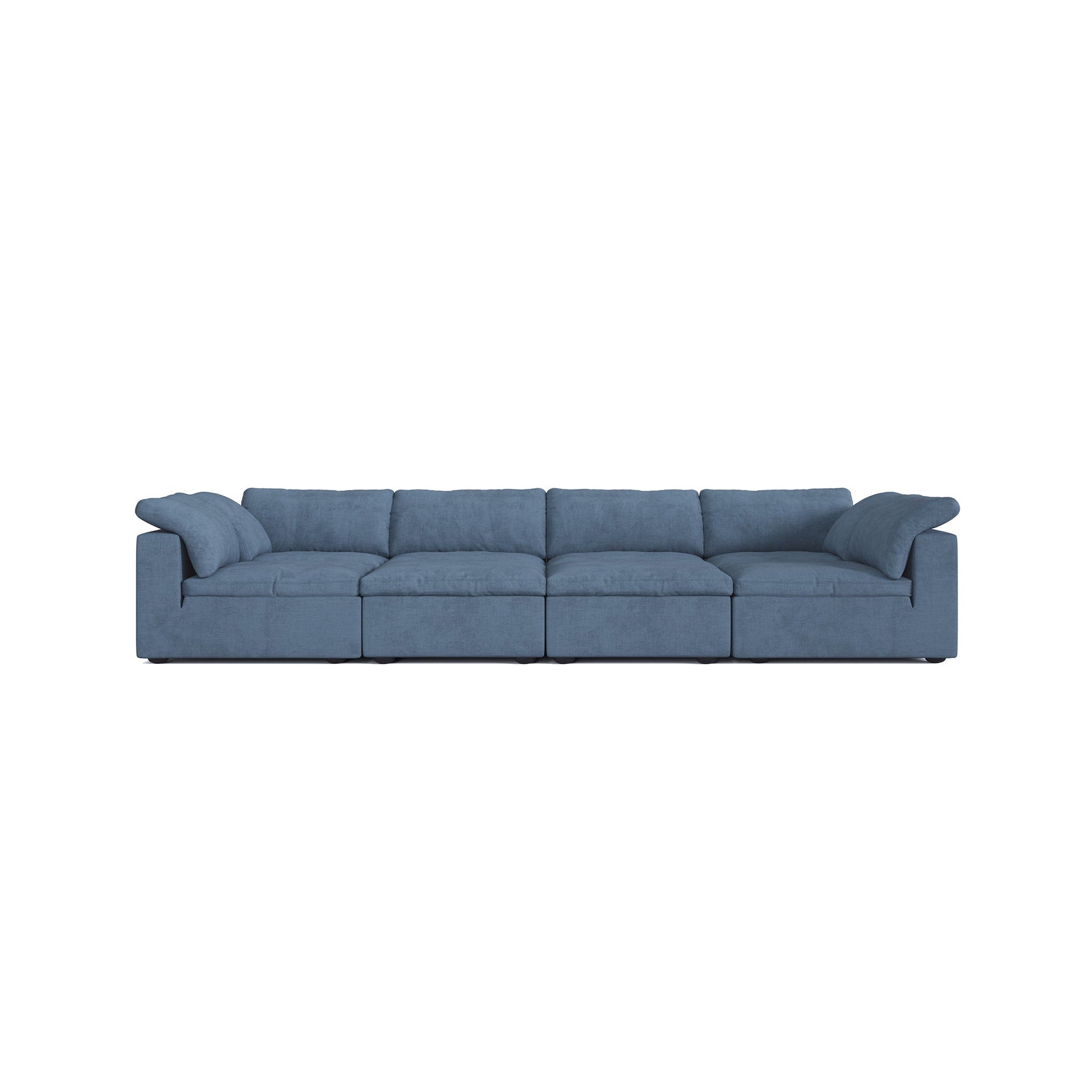 Tender Wabi Sabi Sofa Bed-Blue-165.4"