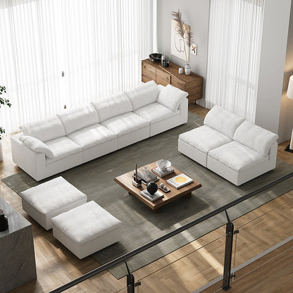 Tender Wabi Sabi Light Gray Sofa Bed-White