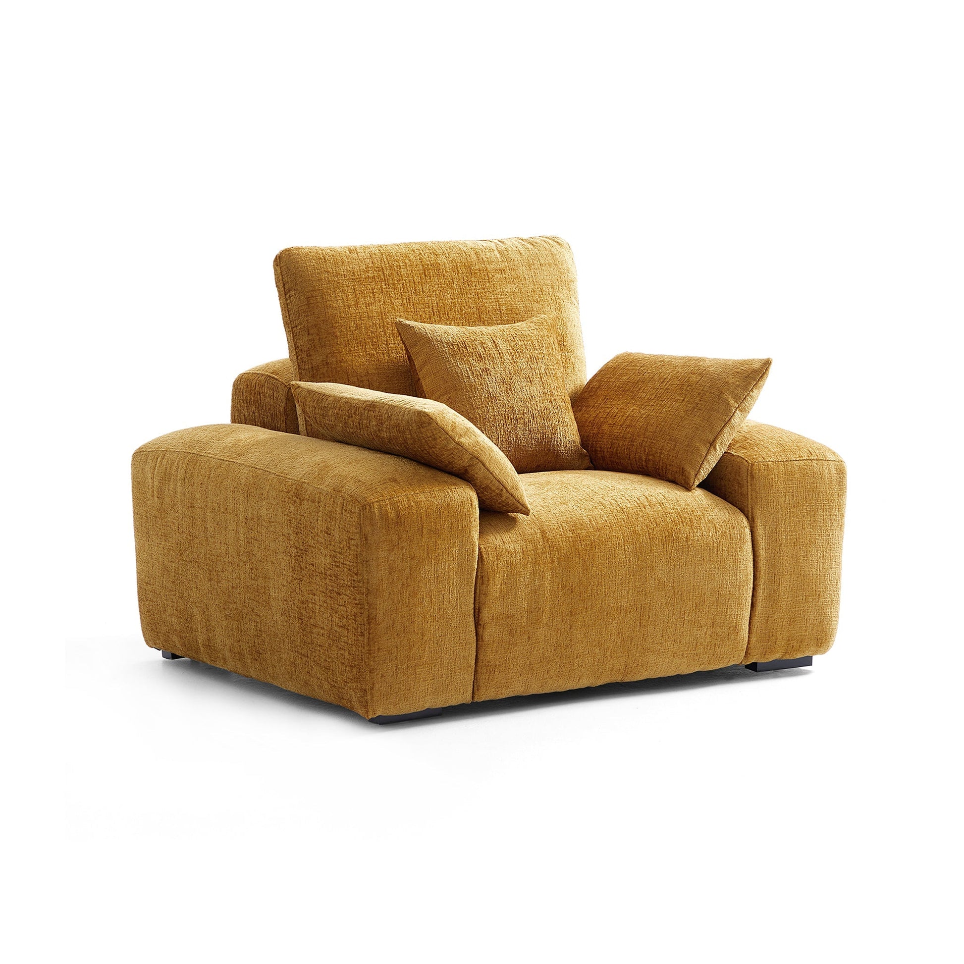 The Empress Camel Armchair-Yellow