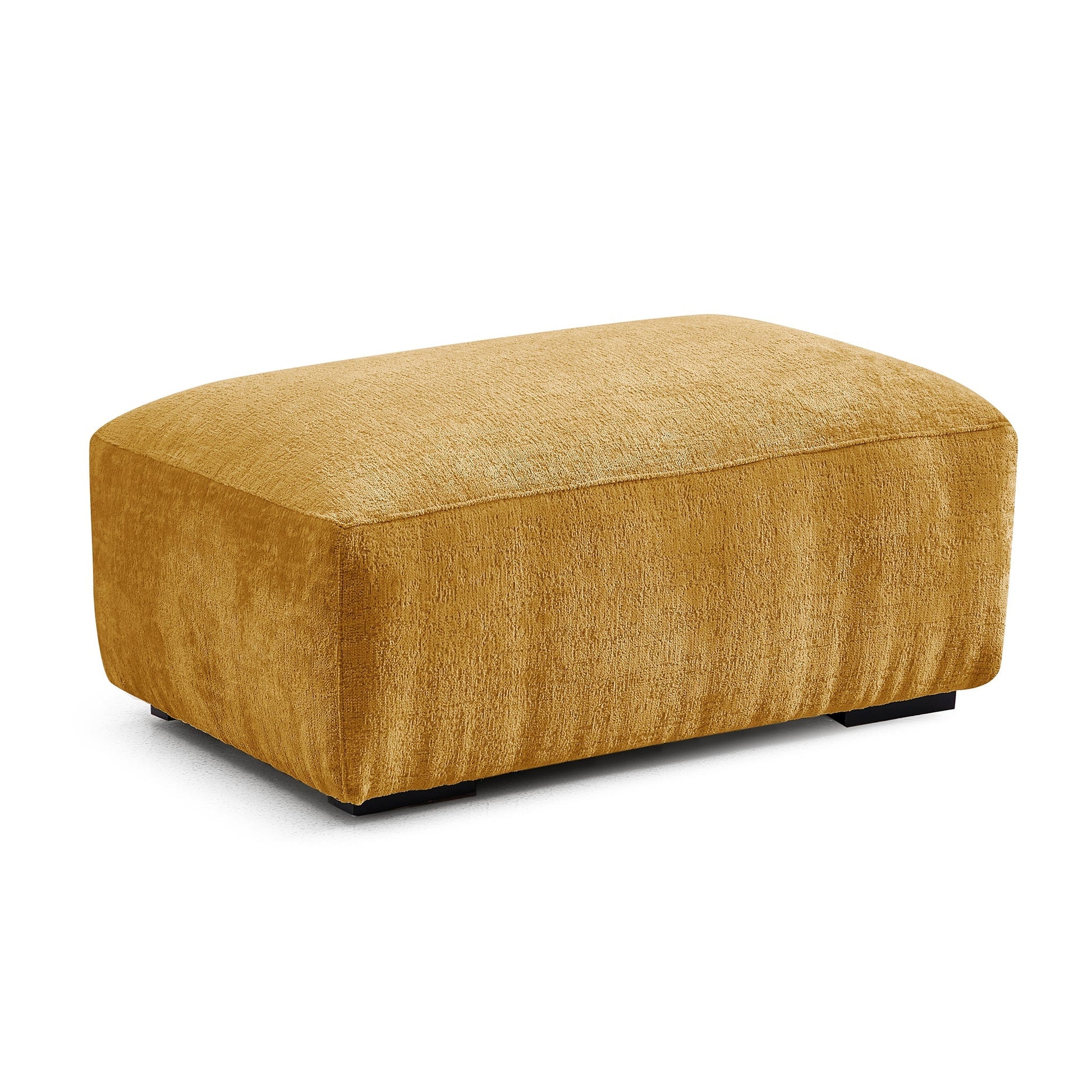 The Empress Gray Sofa and Ottoman-Yellow
