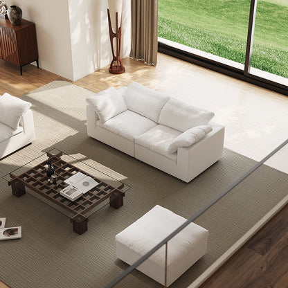 Tender Wabi Sabi Sand Sofa-White-90.6"