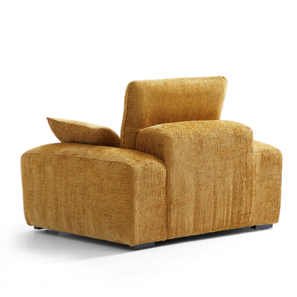 The Empress Gray Sofa Set-Yellow