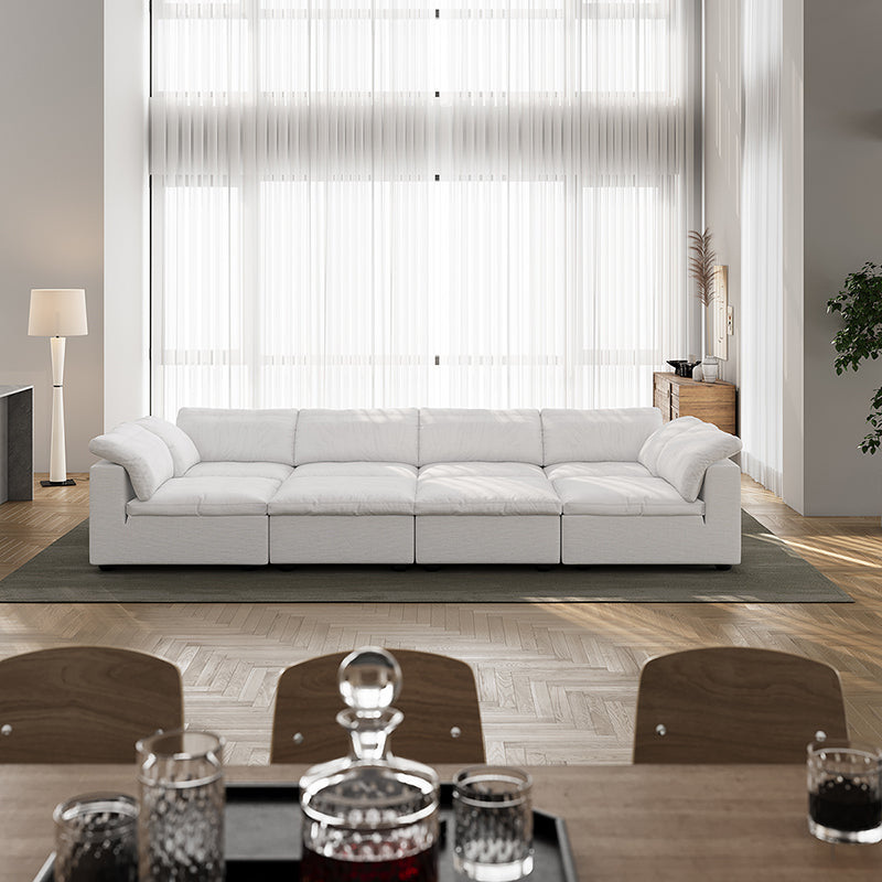 Tender Wabi Sabi Light Gray Sofa Bed-White