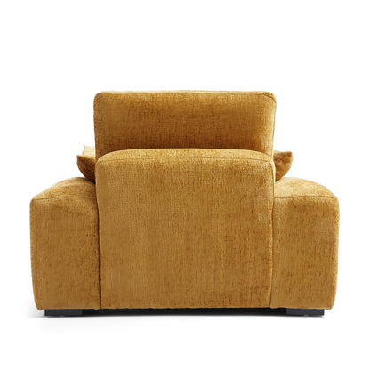 The Empress Camel Armchair-Yellow