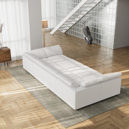 Tender Wabi Sabi Light Gray Sofa Bed-White
