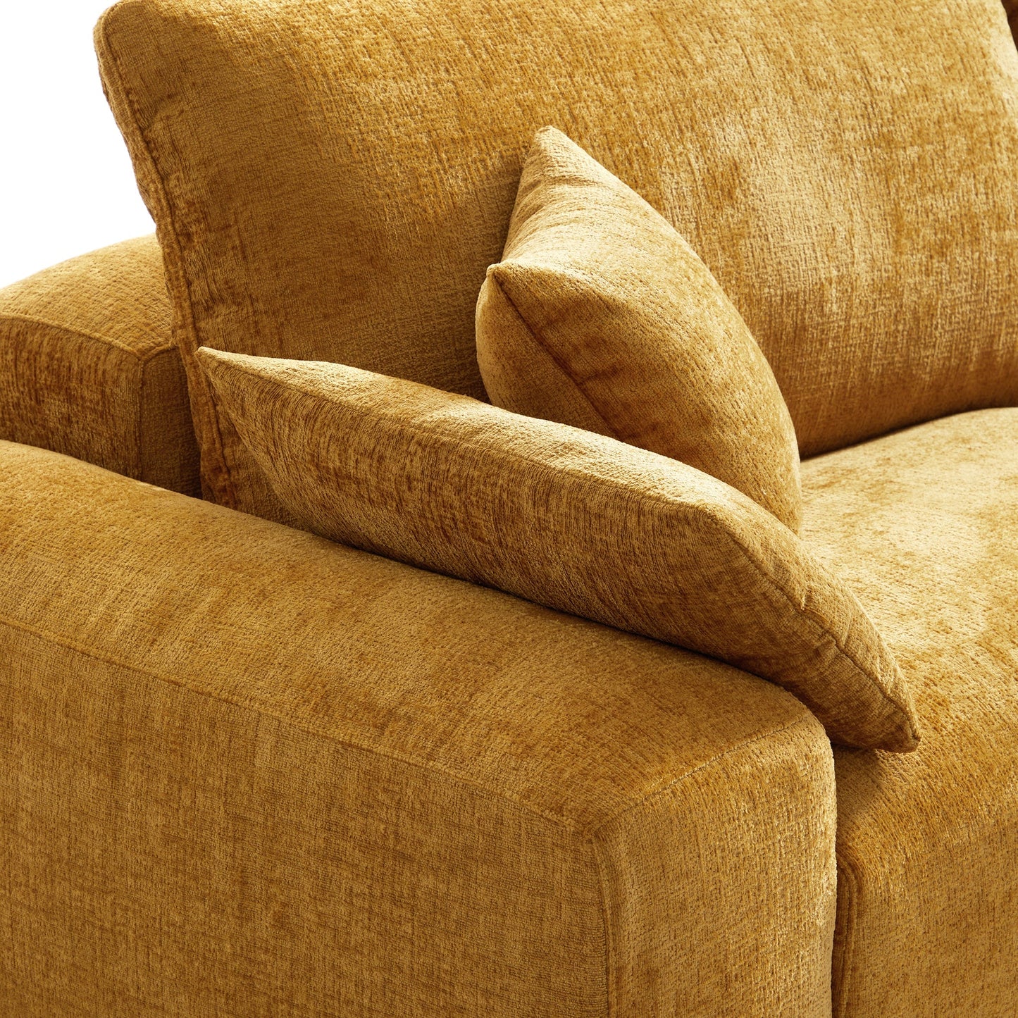 The Empress Camel Armchair-Yellow