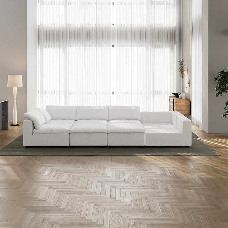 Tender Wabi Sabi Beige Sofa Bed-White