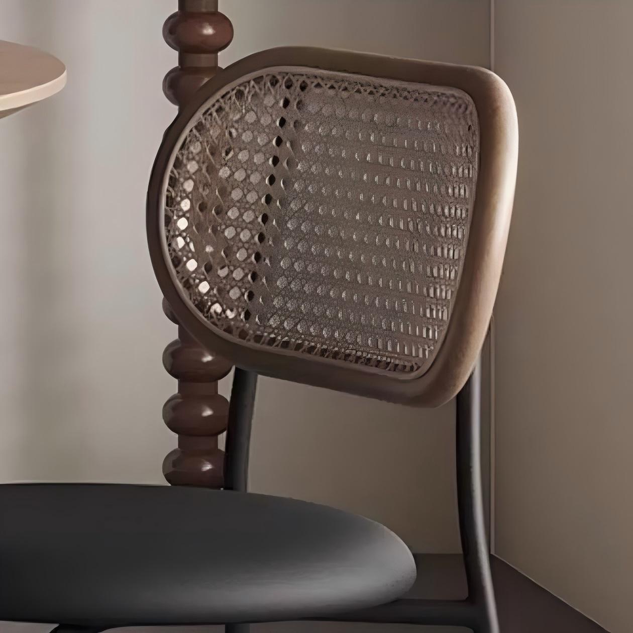 Lunaro Wood Steel Dining Table-Chair