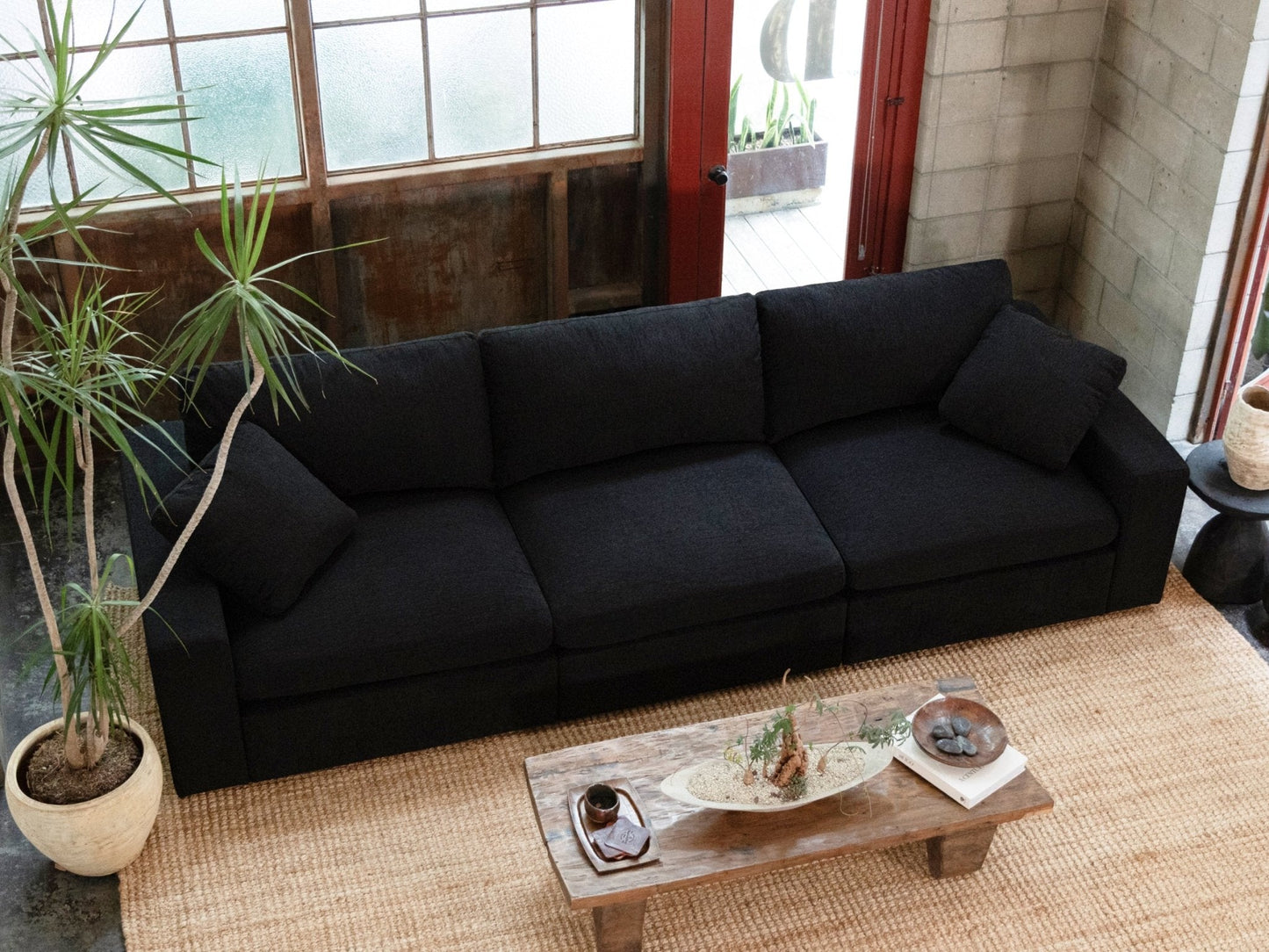 4-Seat Modular Chaise Sectional