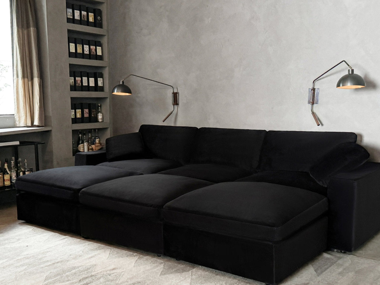 4-Seat Modular Chaise Sectional