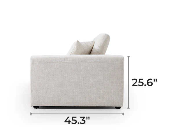 Serrat Beige Performance Fabric Sofa