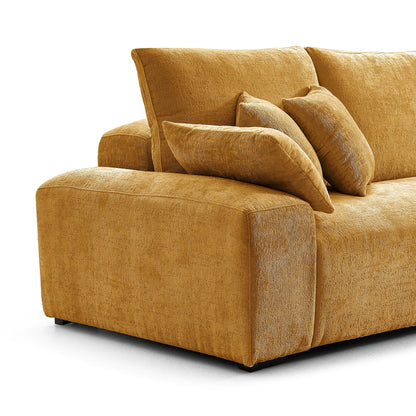 The Empress Yellow Sectional-Yellow