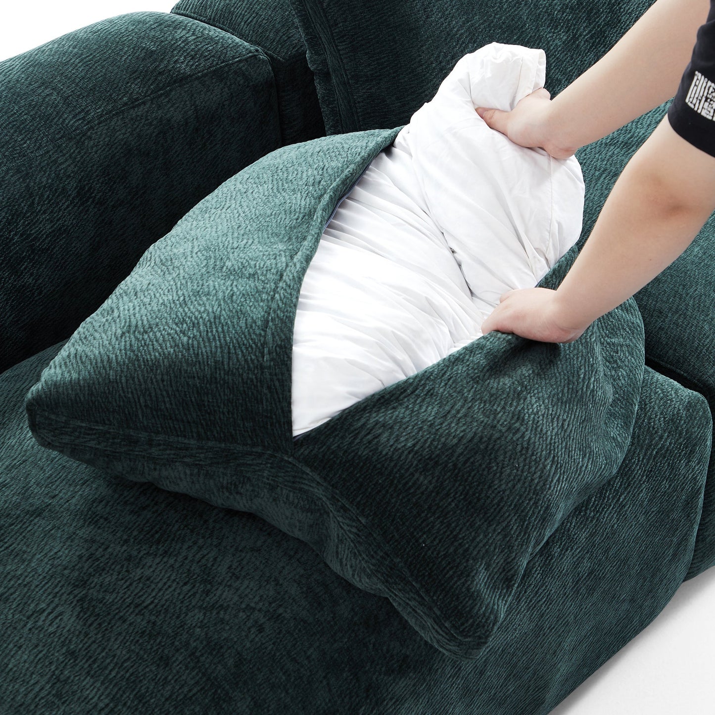 The Empress Green Sofa Set-Green