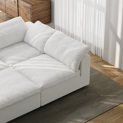 Tender Wabi Sabi Beige Sofa Bed-White