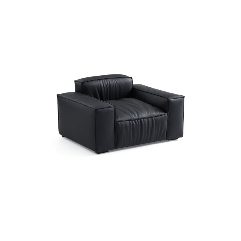 Luxury Minimalist Leather Armchair