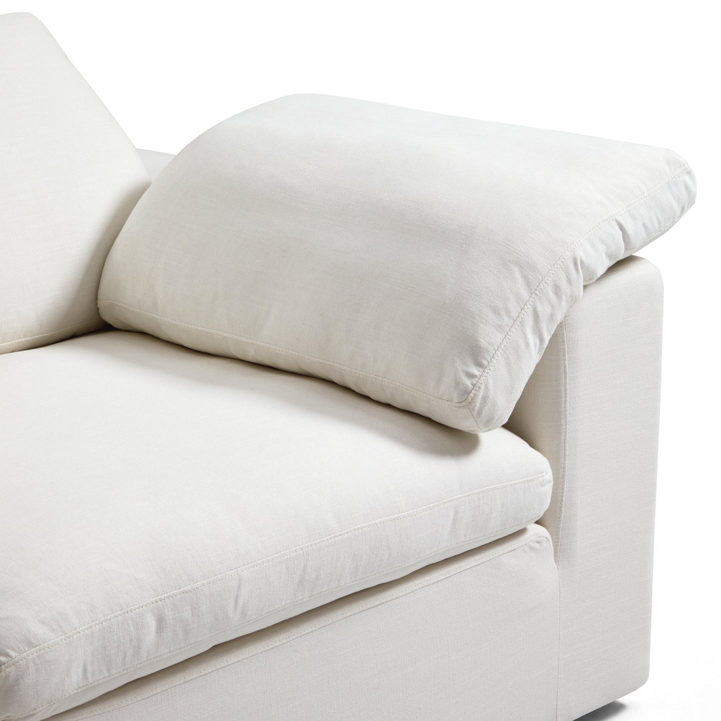 Tender Wabi Sabi Beige Sectional-Beige