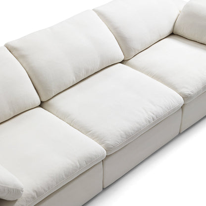 Tender Wabi Sabi Beige Sectional-Beige