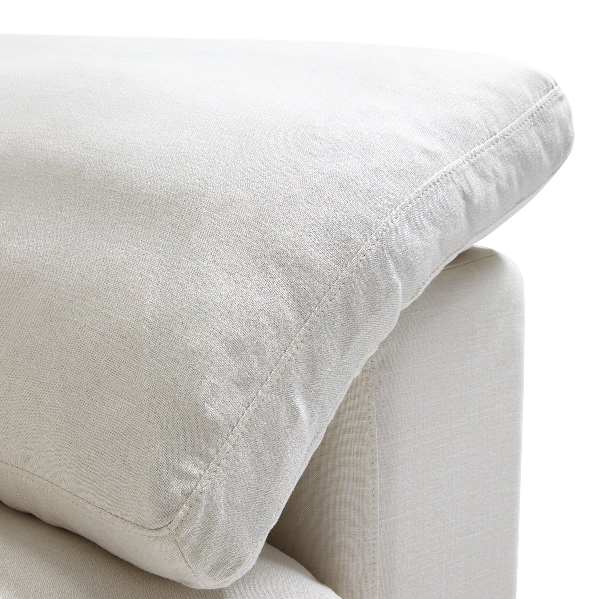 Tender Wabi Sabi Sand U Shaped Sectional with Open Ends-Beige