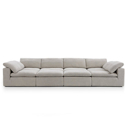 Tender Wabi Sabi Sofa Bed-Sand-165.4"