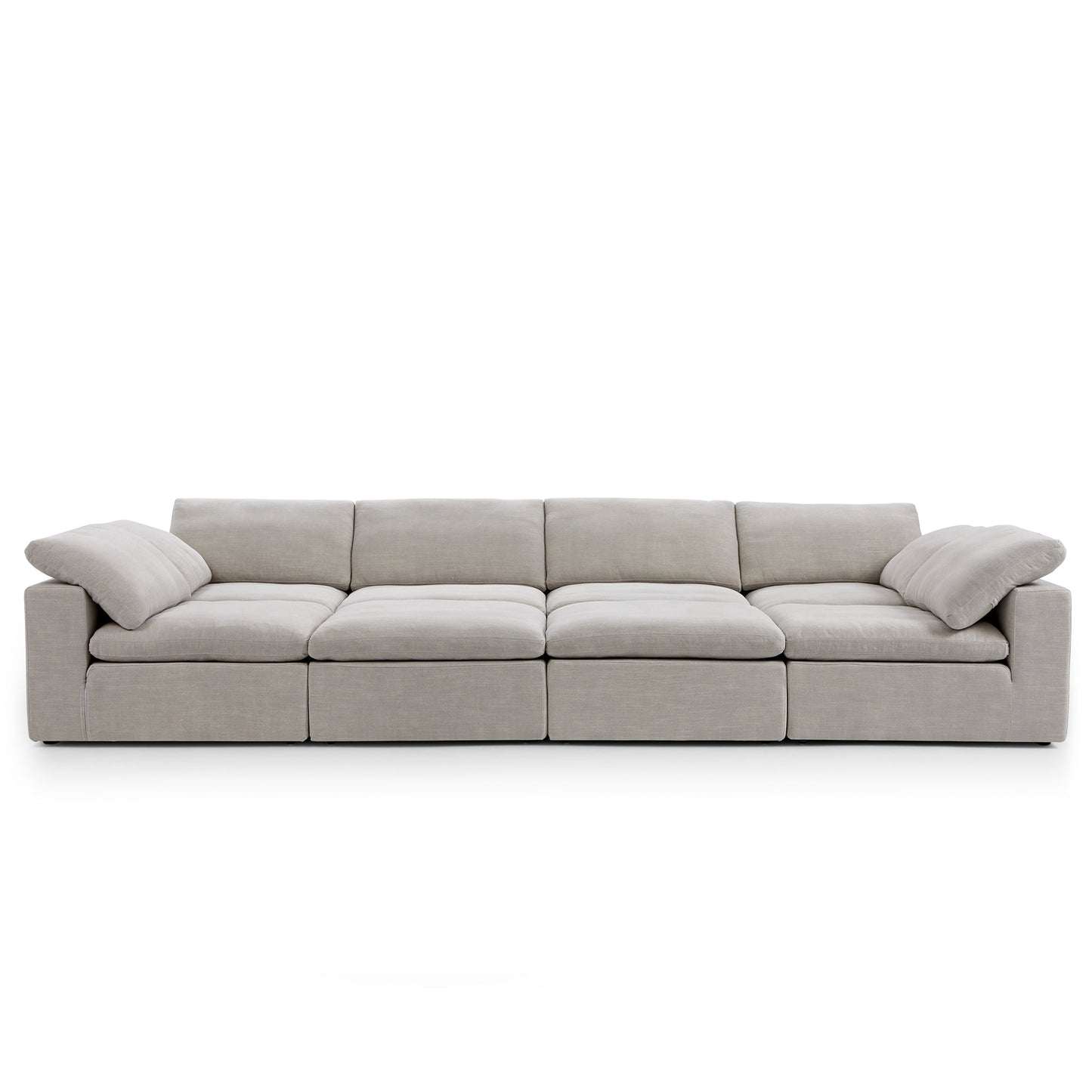 Tender Wabi Sabi Beige Sofa Bed-Sand-165.4"