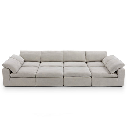 Tender Wabi Sabi Sofa Bed-Sand-165.4"