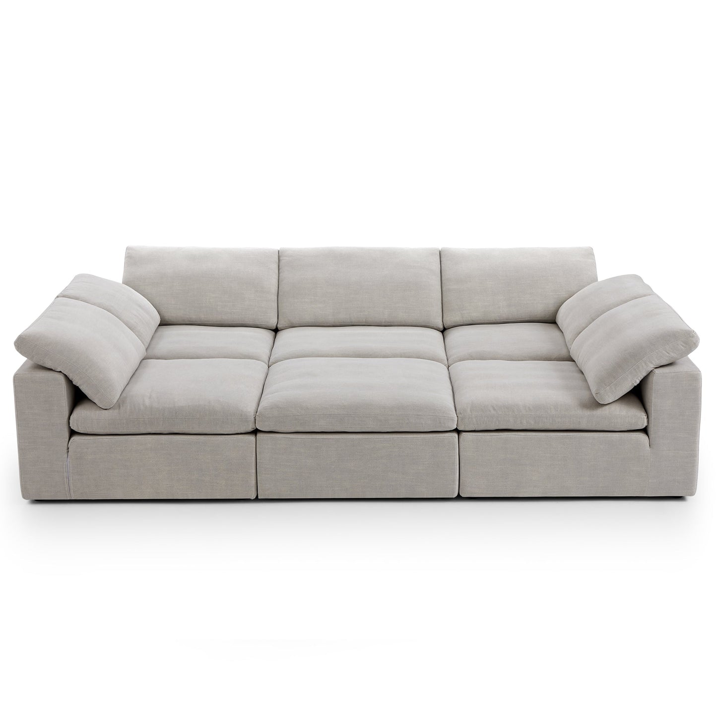 Tender Wabi Sabi Sofa Bed-Sand-128.0"
