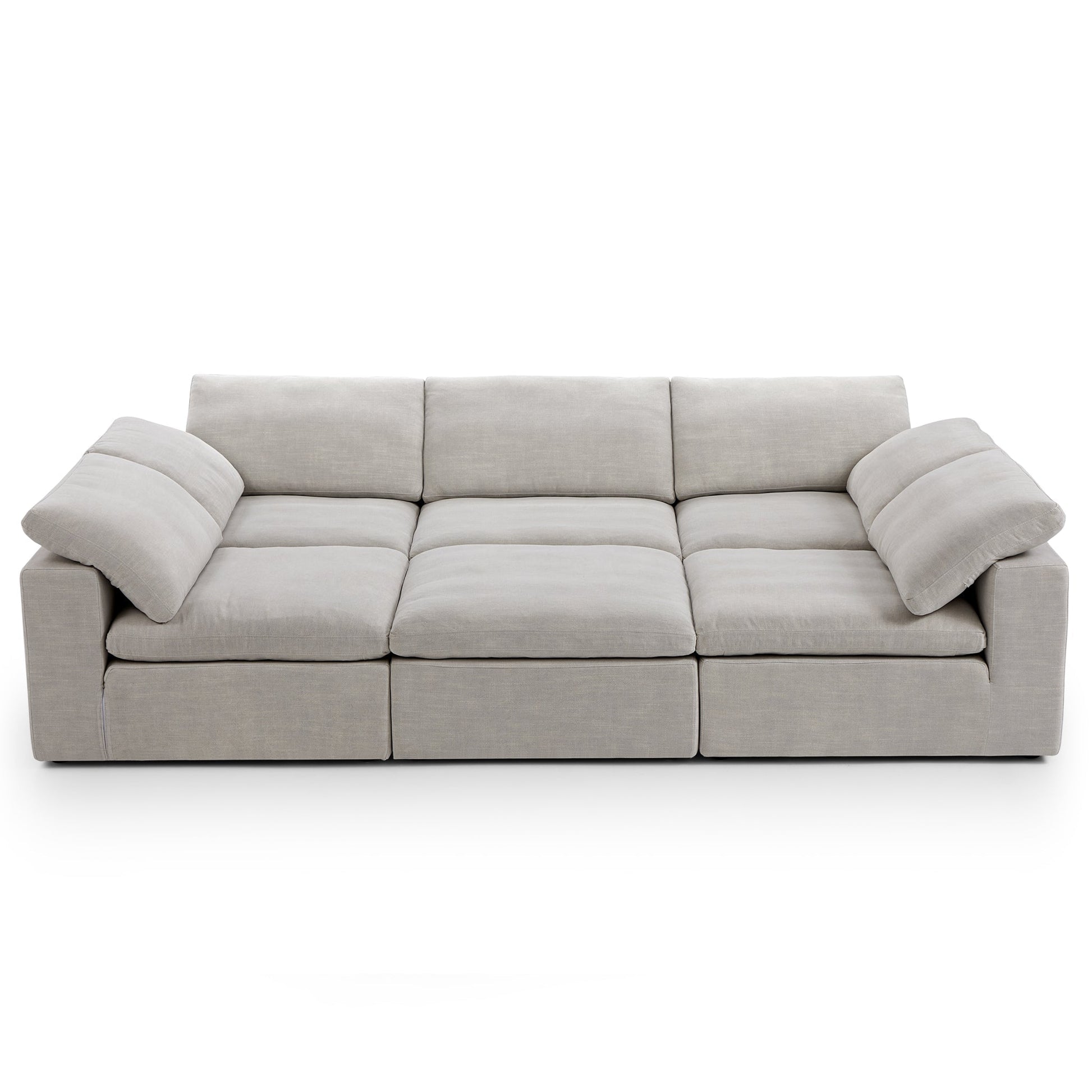 Tender Wabi Sabi Sofa Bed-Sand-128.0"