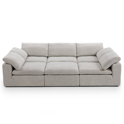 Tender Wabi Sabi Sofa Bed-Sand-128.0"