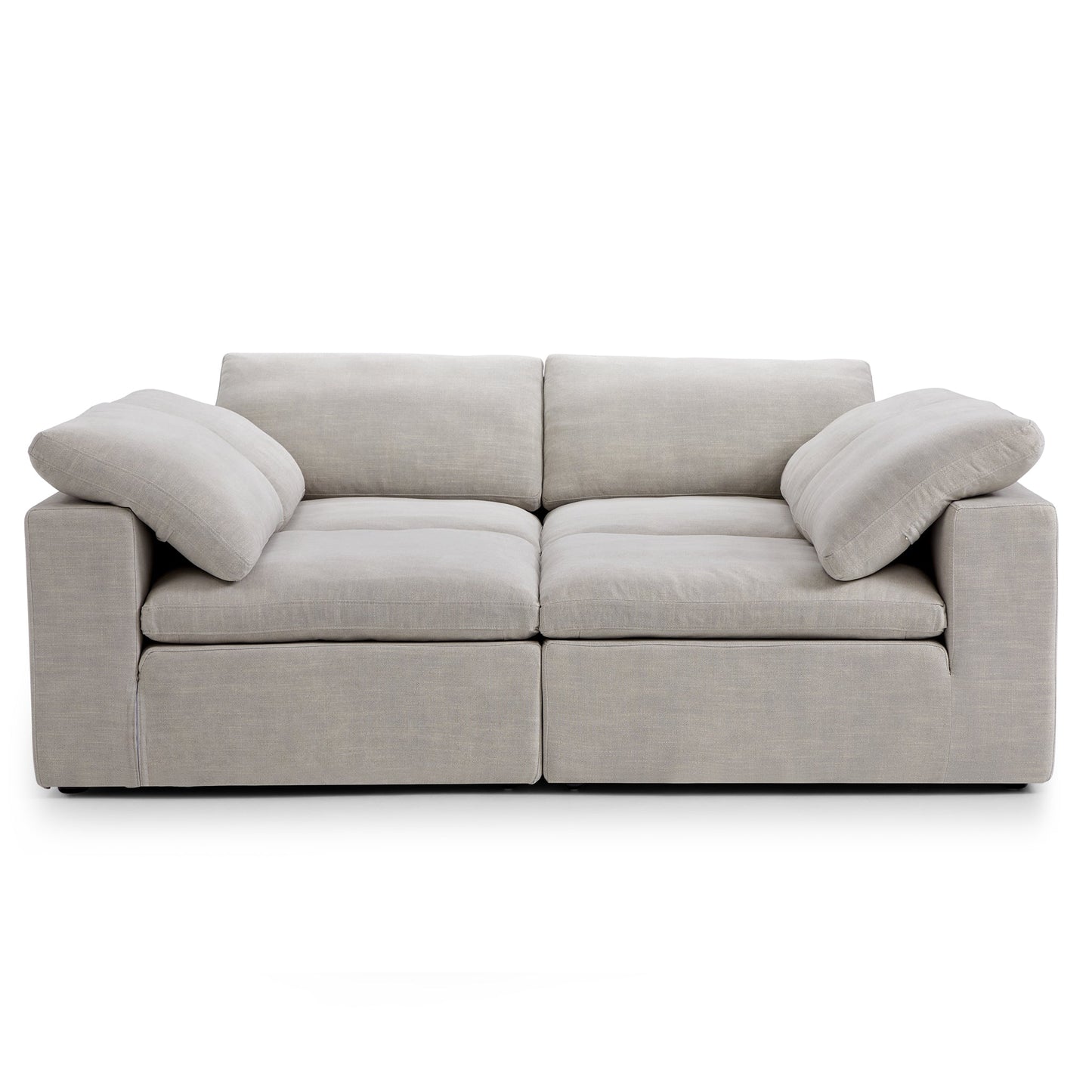 Tender Wabi Sabi Beige Sofa Bed-Sand-90.6"