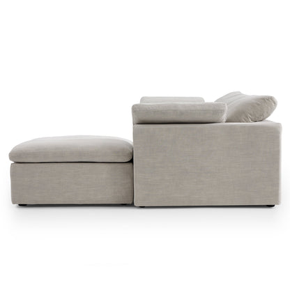 Tender Wabi Sabi Sand Sofa and Ottoman-Sand