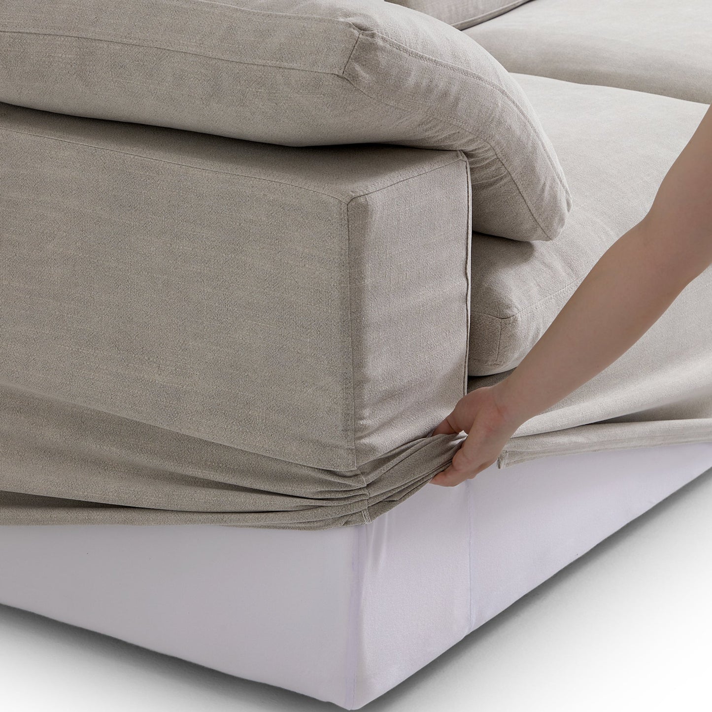 Tender Wabi Sabi Sand Sofa-Sand