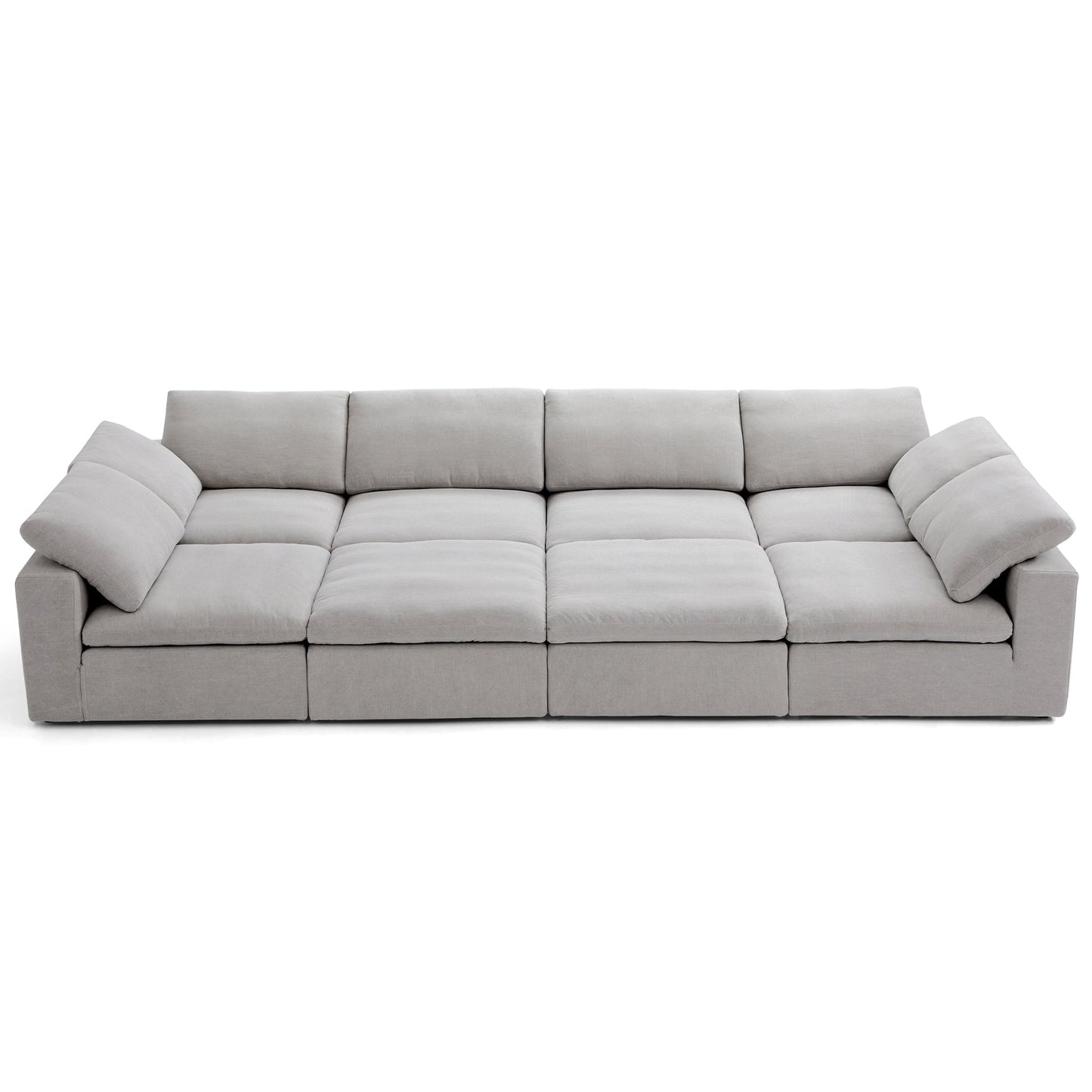 Tender Wabi Sabi Sofa Bed-Gray-165.4"