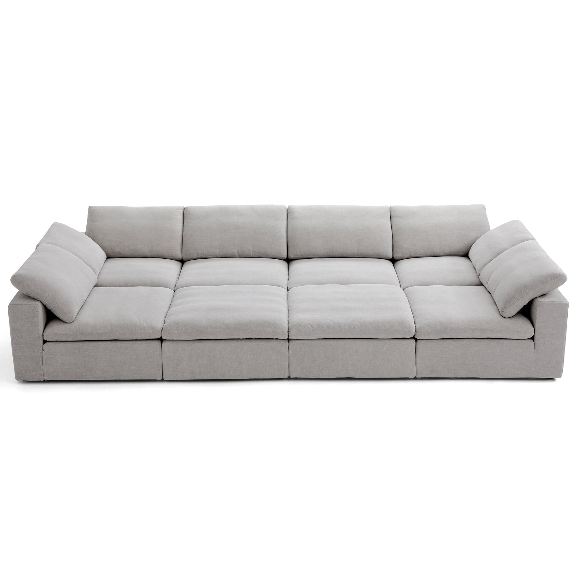 Tender Wabi Sabi Sofa Bed-Gray-165.4"