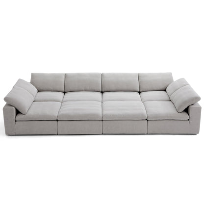 Tender Wabi Sabi Sand Sofa Bed-Gray-165.4"