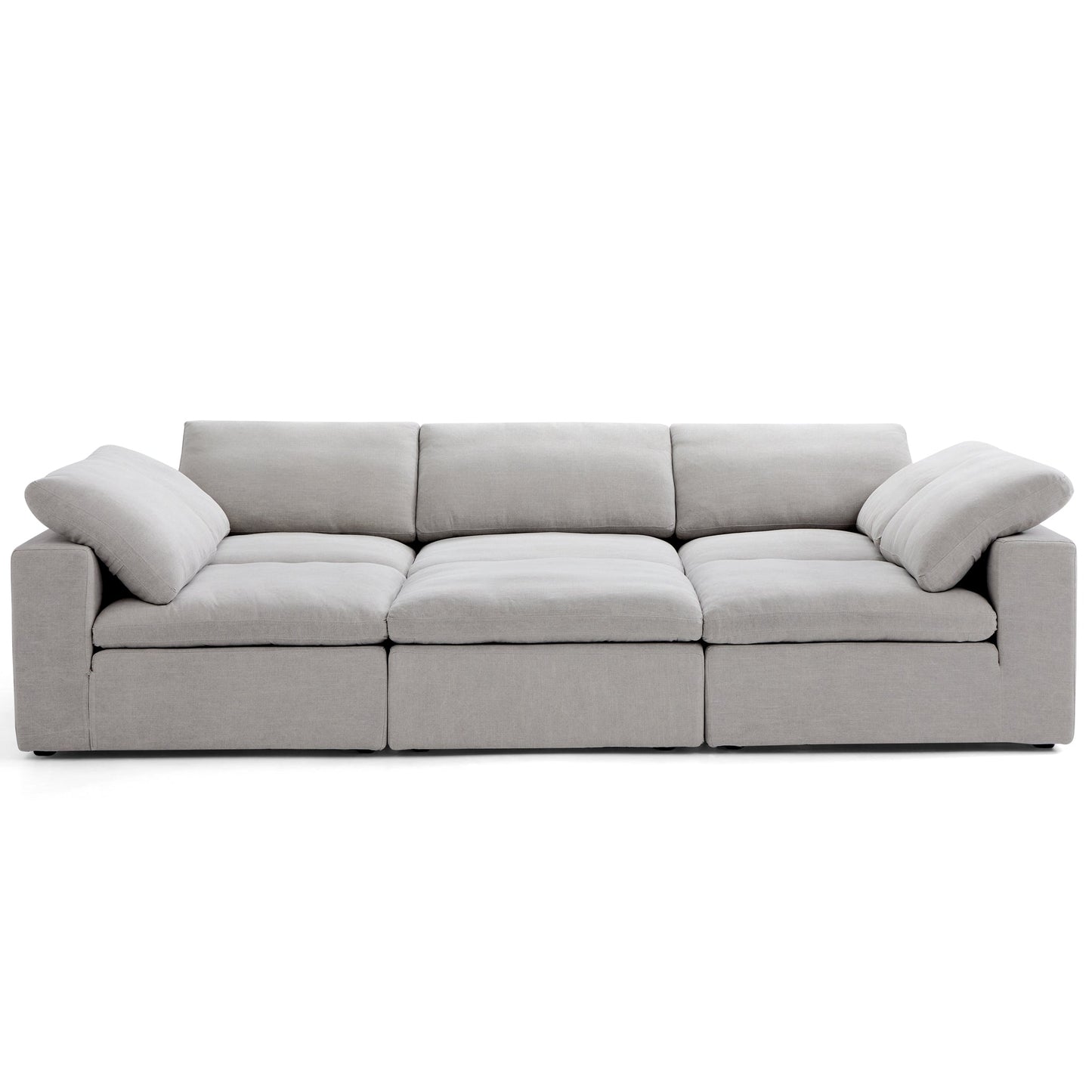 Tender Wabi Sabi Sand Sofa Bed-Gray-128.0"