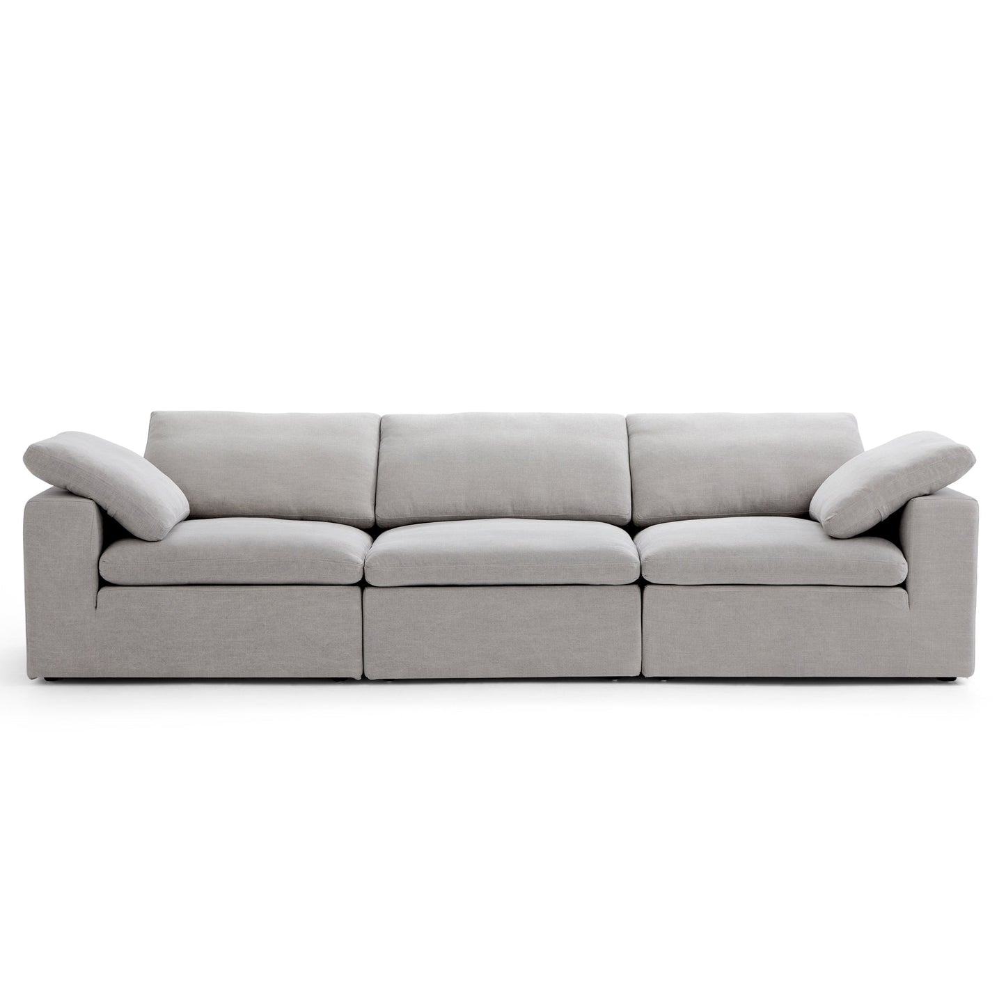 Tender Wabi Sabi Sofa-Gray-128.0"