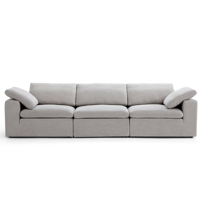 Tender Wabi Sabi Sofa-Gray-128.0"