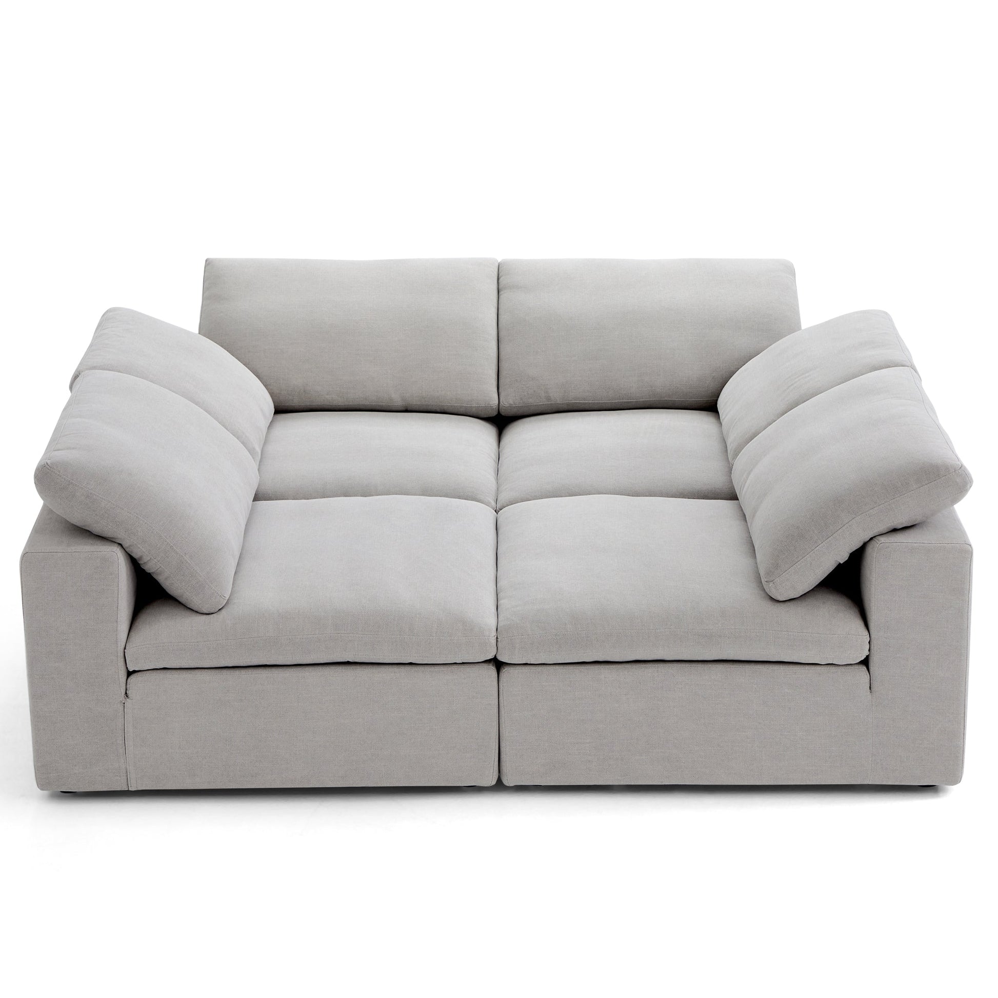Tender Wabi Sabi Sand Sofa Bed-Gray-90.6"