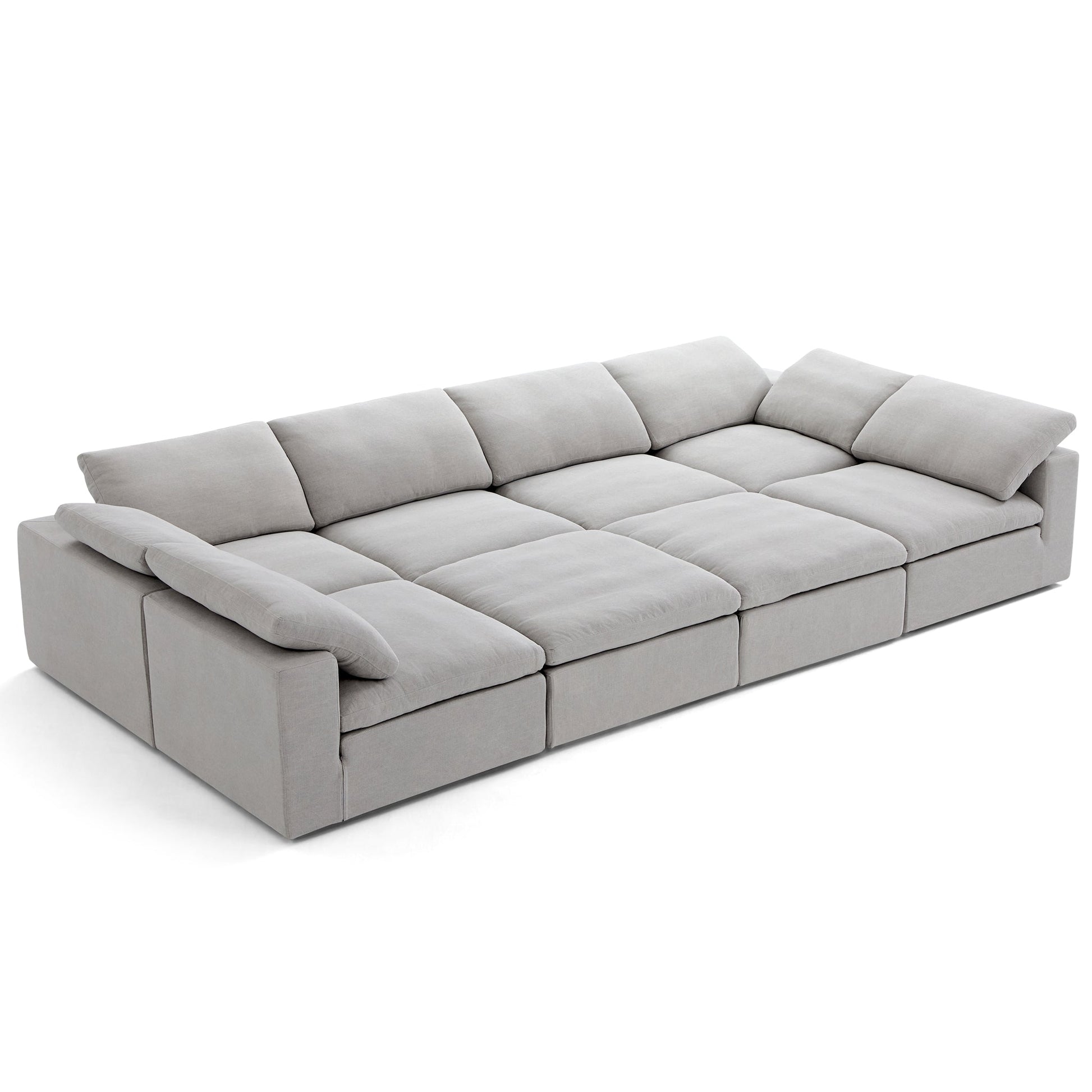 Tender Wabi Sabi Sofa Bed-Gray-165.4"