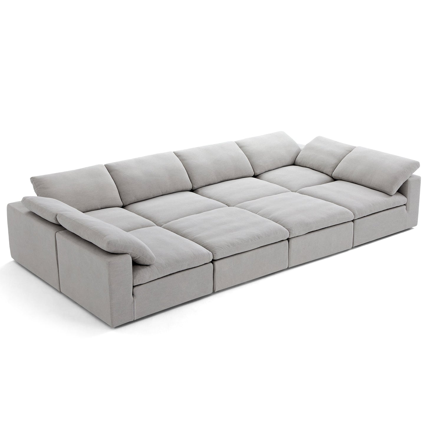 Tender Wabi Sabi Sand Sofa Bed-Gray-165.4"