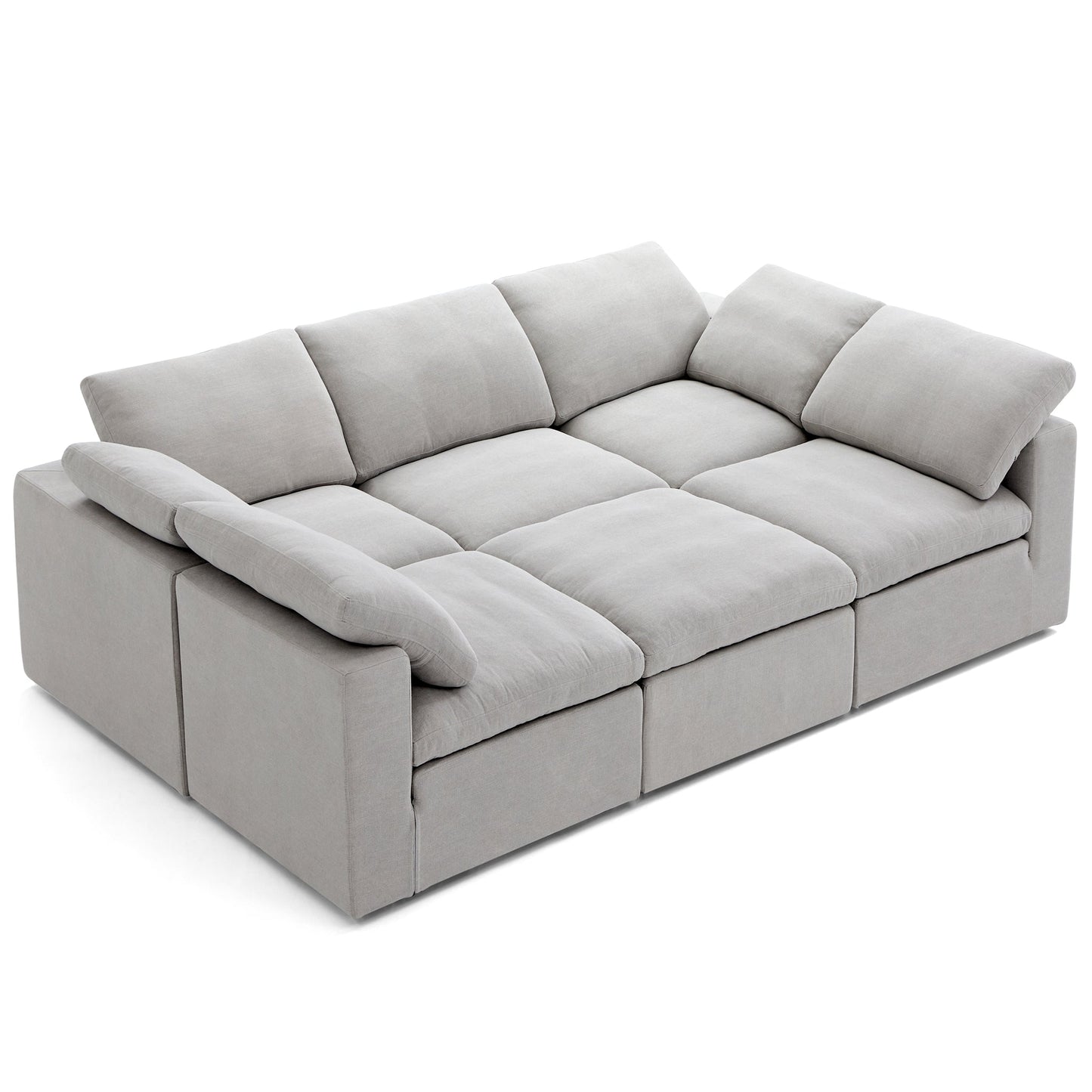Tender Wabi Sabi Sofa Bed-Gray-128.0"