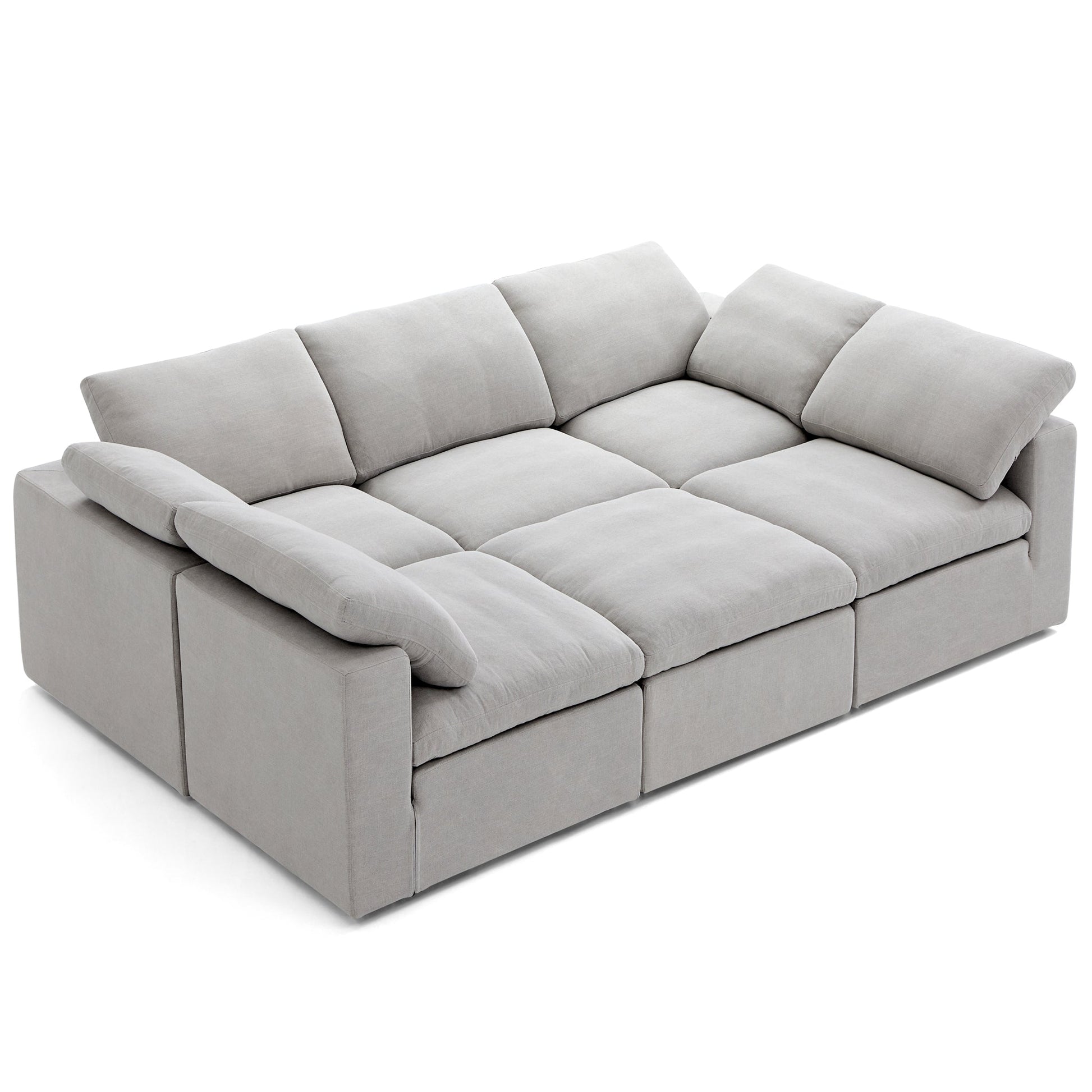 Tender Wabi Sabi Sand Sofa Bed-Gray-128.0"