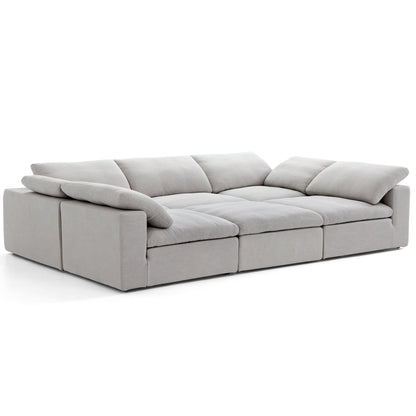 Tender Wabi Sabi Sand Sofa Bed-Gray-128.0"