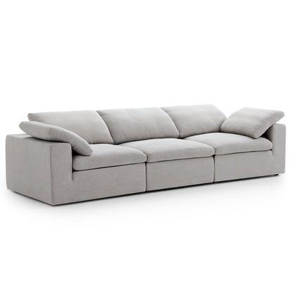 Tender Wabi Sabi Sofa-Gray-128.0"