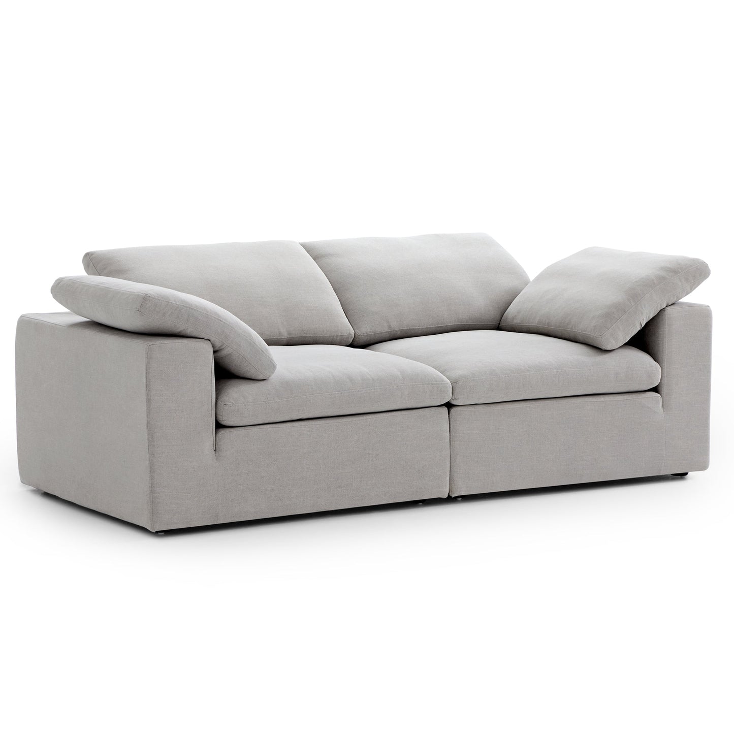 Tender Wabi Sabi Sand Sofa-Gray-90.6"